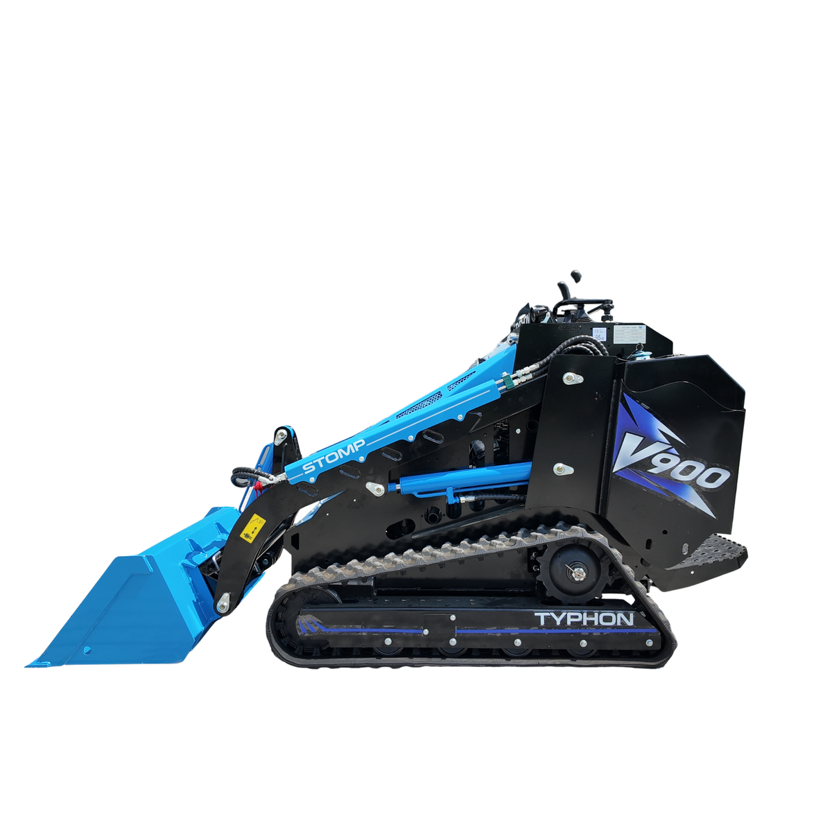Typhon Stomp V900 25HP Kubota Diesel Mini Track Loader Stand-On Skid Steer EPA/EU Stage V