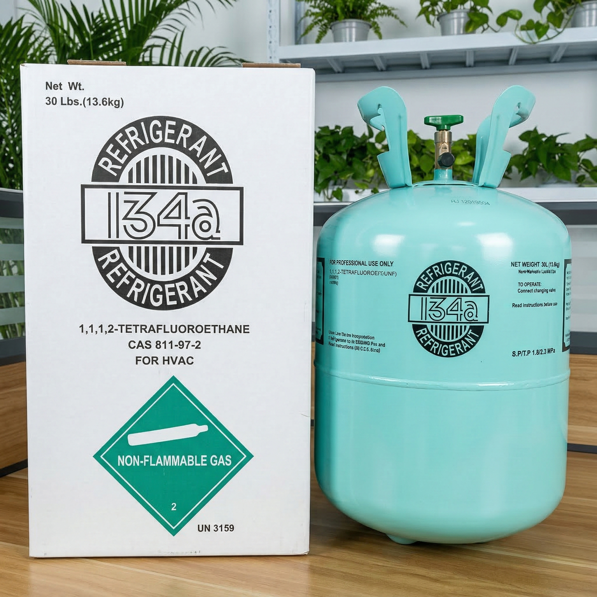 R134A 30Lb Refrigerant Made In USA – 100%New Factory Sealed