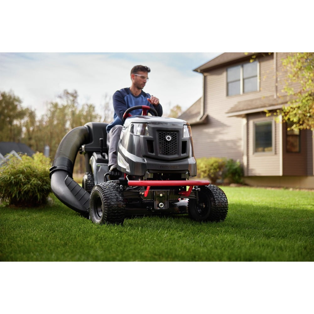 Troy-Bilt Bronco 42E XP – 42” 56V MAX Lithium-Ion Electric Riding Lawn Tractor