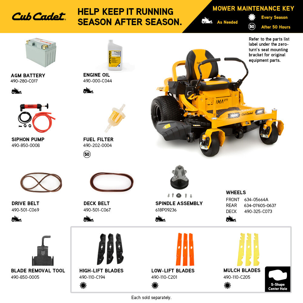 Cub Cadet Ultima ZT1 54 – 24HP Kohler Zero Turn Mower (54″)