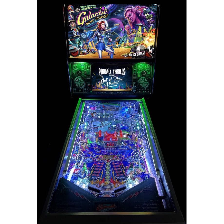 American Pinball Galactic Tank Force Deluxe Pinball Machine