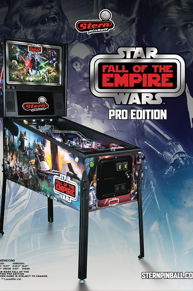 Stern Pinball Star Wars: Fall of the Empire Pro Pinball Machine
