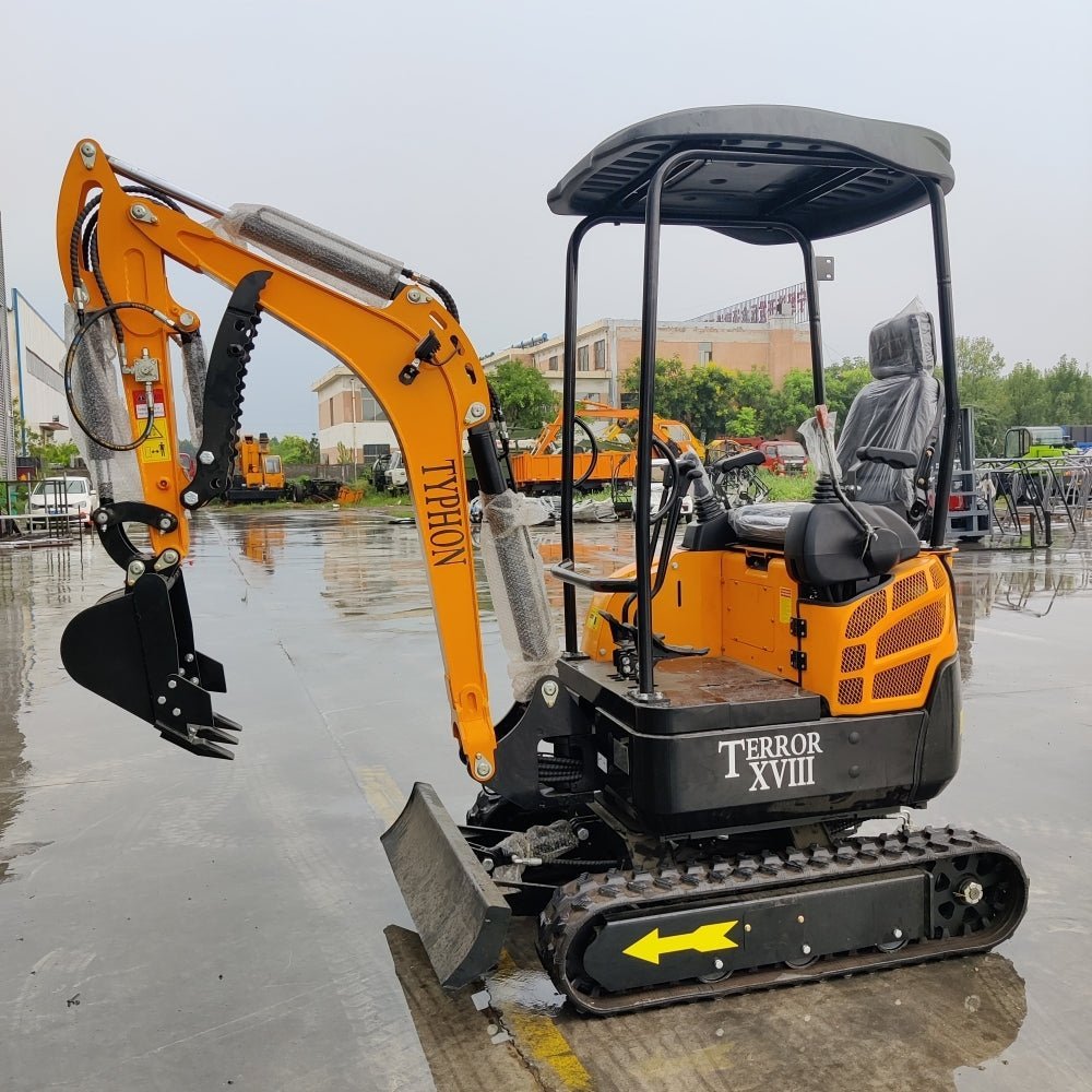 TYPHON TERROR XVIII Mini Excavator – 4000lbs Digger with 0.03 cbm Bucket
