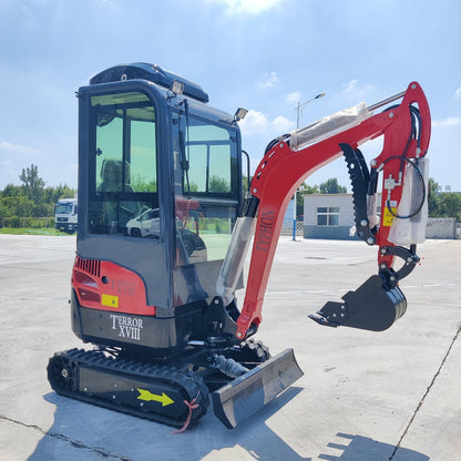 TYPHON TERROR XVIII Prestige 2 Ton Mini Excavator, KUBOTA Diesel Engine