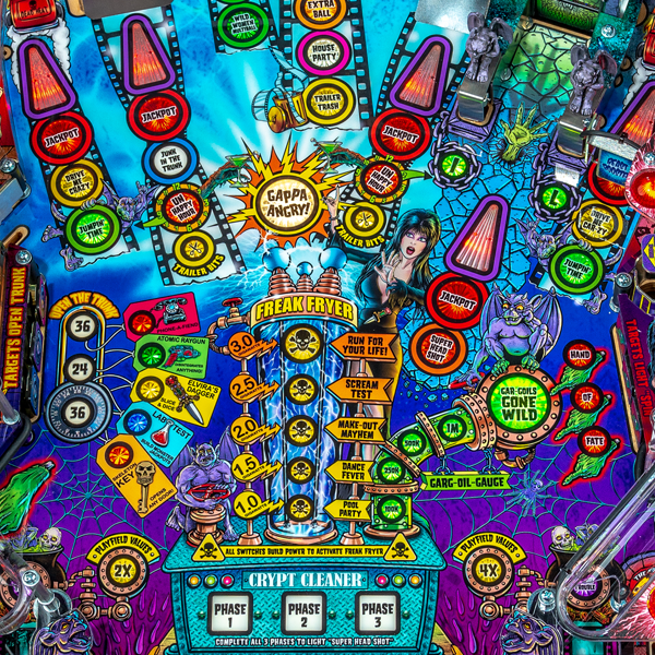 Stern Pinball Elvira’s House of Horrors Premium Pinball Machine