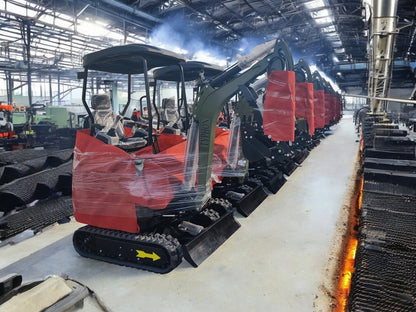 TYPHON TERROR XX Green 2025 4000 lb Mini Excavator Kubota D902 Engine
