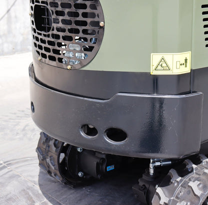 TYPHON TERROR X STORM Mini Excavator – 1 Ton with Canopy