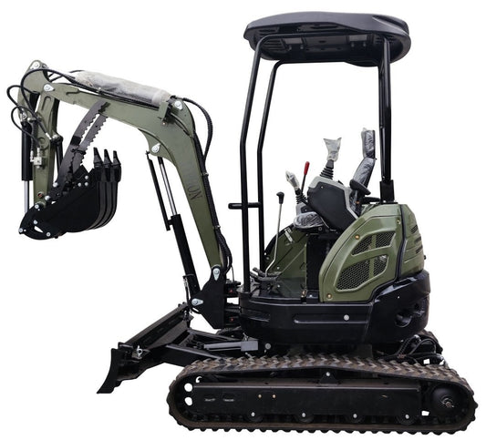 TYPHON TERROR XXV 2.5 Ton Mini Excavator KUBOTA Diesel Engine USA