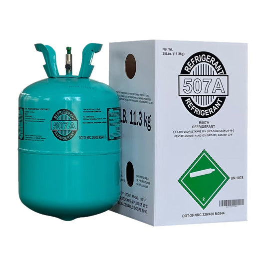 R507 Refrigerant 25Lb Cylinder – Factory Sealed, Ships from US Warehouse