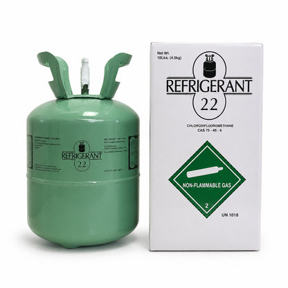 R22 Refrigerant 10Lb Cylinder – For HVAC & AC Systems, Factory Sealed
