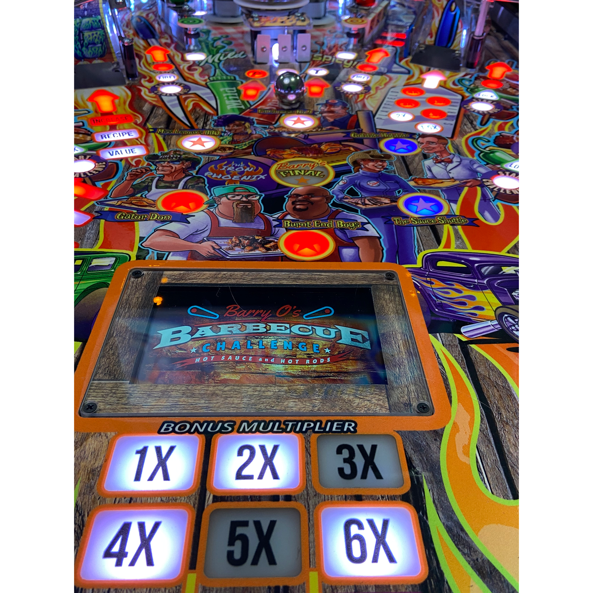 American Pinball Barry O’s BBQ Challenge Classic Pinball Machine