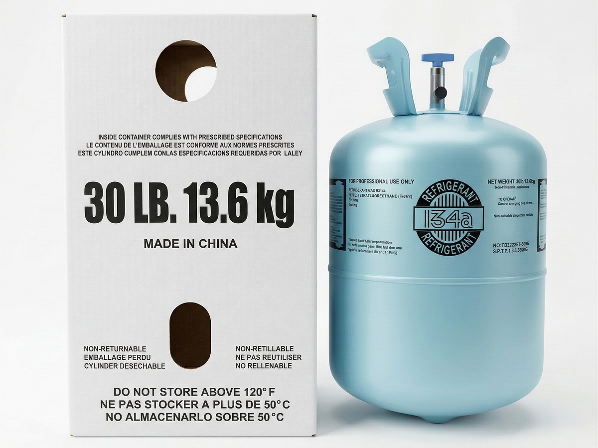 R134A 30Lb Refrigerant Made In USA – 100%New Factory Sealed