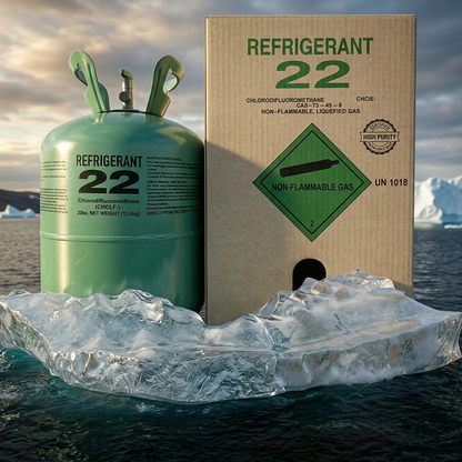 R22 30Lb Refrigerant Made In USA – 100%New Factory Sealed