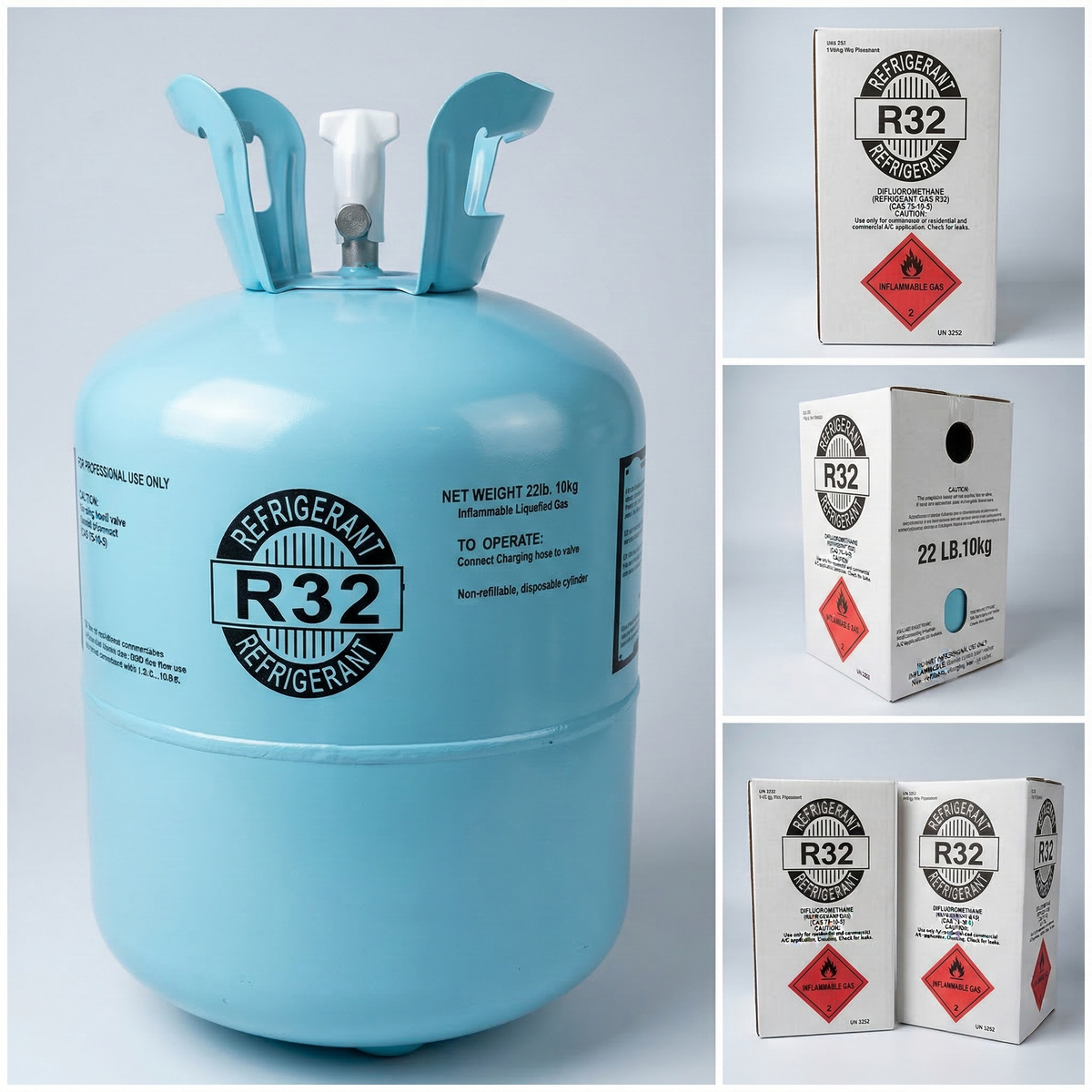 R32 20.9 Lbs Refrigerant New Factory Sealed