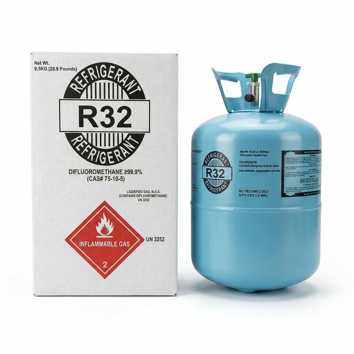 R32 20.9 Lbs Refrigerant New Factory Sealed
