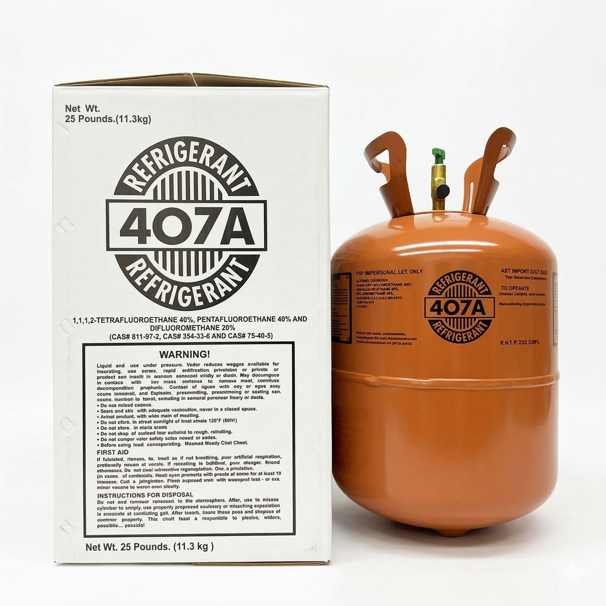 R407A 25 Lbs Refrigerant New Factory Sealed