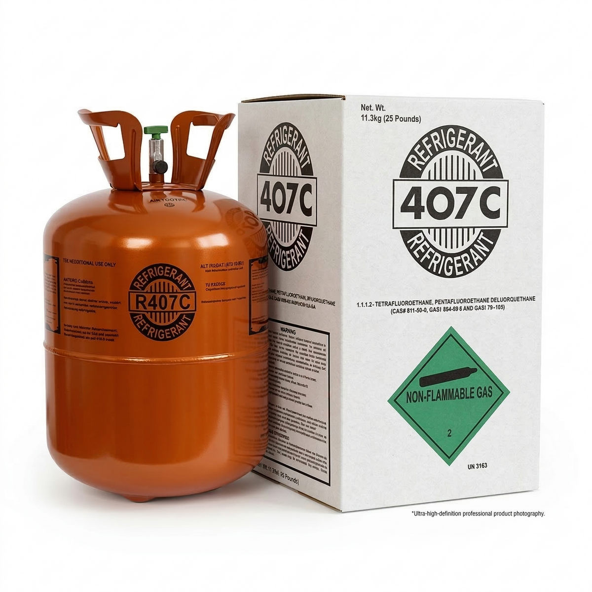 R407C 25 Lbs Refrigerant New Factory Sealed