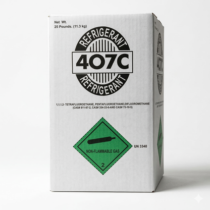 R407C 25 Lbs Refrigerant New Factory Sealed