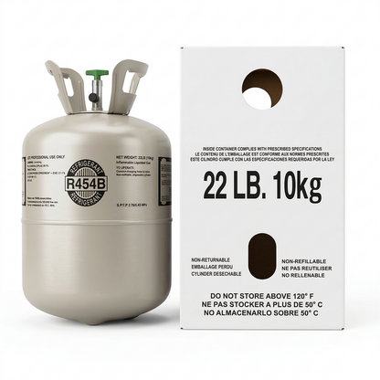 R454b Refrigerant 22Lb Cylinder – Factory Sealed, Ships from US Warehouse