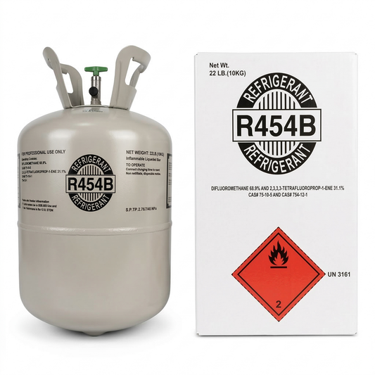R454b Refrigerant 22Lb Cylinder – Factory Sealed, Ships from US Warehouse