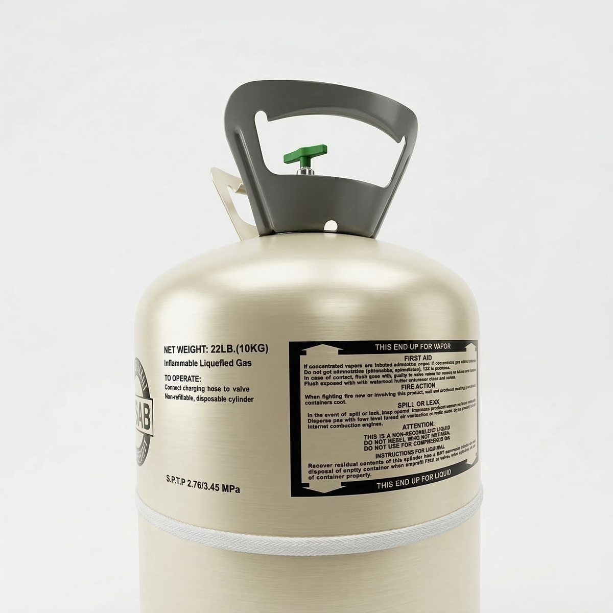 R454b Refrigerant 22Lb Cylinder – Factory Sealed, Ships from US Warehouse