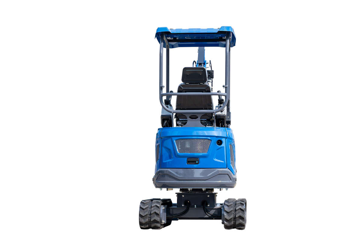 New TYPHON TERROR XIX STORM Mini Excavator 4000lbs 20.4hp Kubota D902 engine  Trench Digger with Boom Swing, Canopy, Retractable Tracks