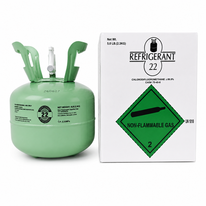 R22 Refrigerant 5Lb Cylinder – Factory Sealed, Ships from US Warehouse