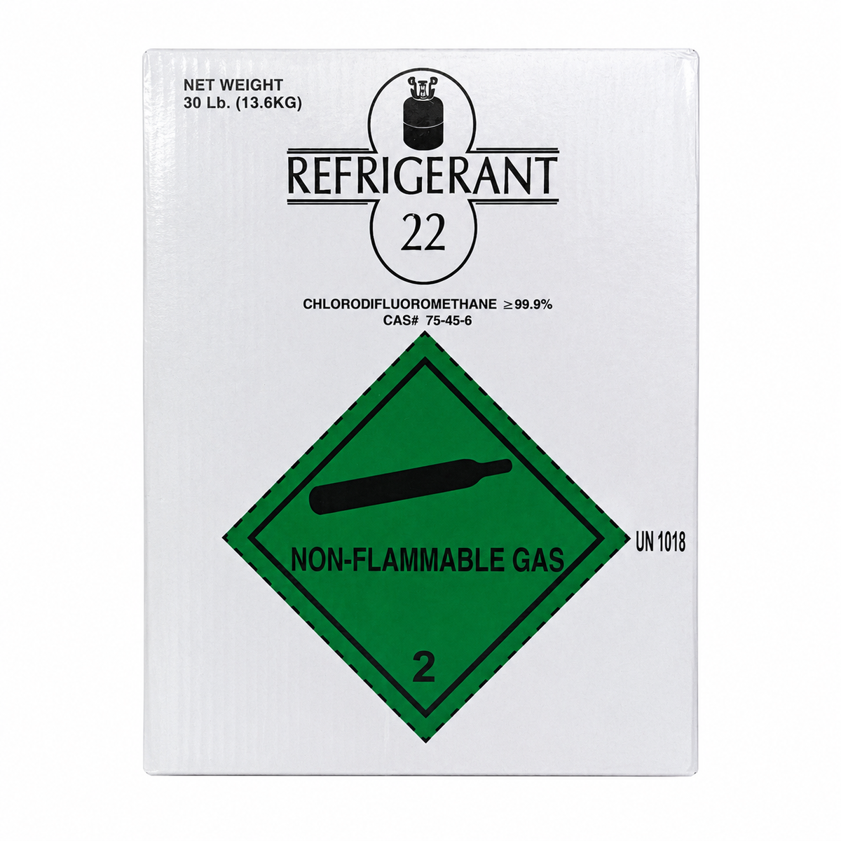 R22 Refrigerant 5Lb Cylinder – Factory Sealed, Ships from US Warehouse