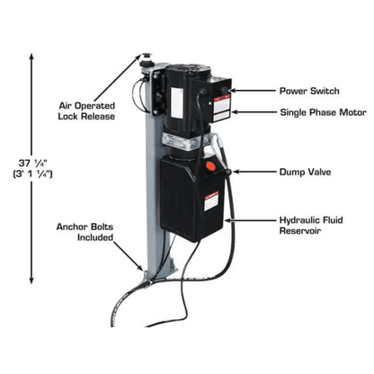 BendPak LR-60 Low-Rise Lift – 6,000 lb. Capacity