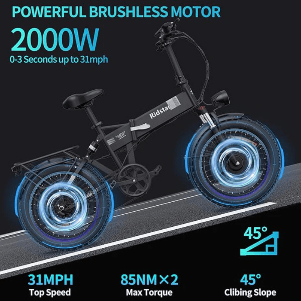 Ridstar H20Pro Folding Electric Bike