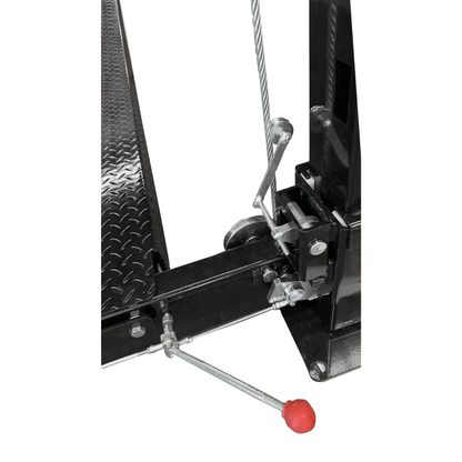 HALO LIFTS PRO Double Wide 4 Post Car Lift – 9,000 LBS Capacity