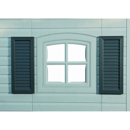 Lifetime 8′ x 10′ Outdoor Plastic Shed W/ Floor and Windows (60238)