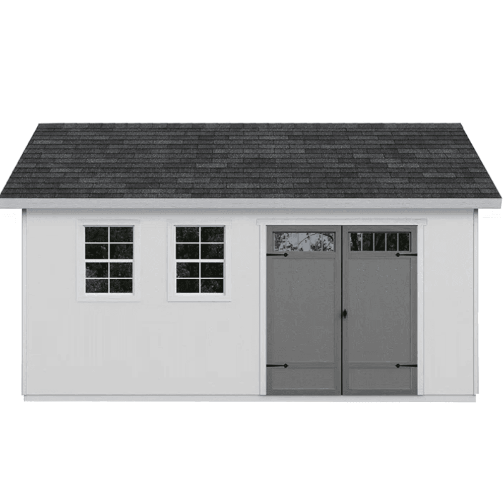 Scarsdale 12 ft. W x 16 ft. D Wood Storage Shed
