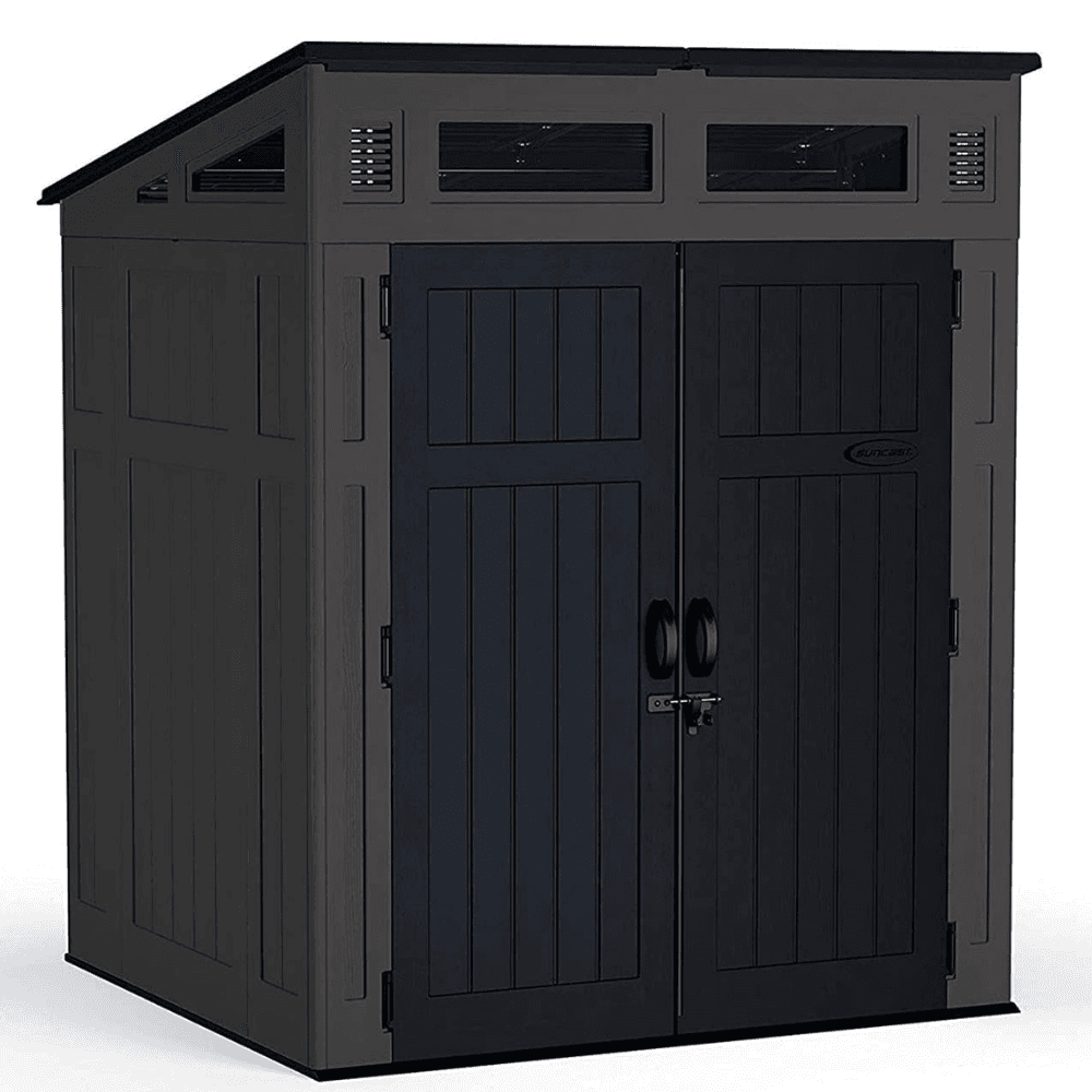 Suncast 6-ft x 5-ft Resin Shed Lean-to Resin Storage Shed (Floor Included)
