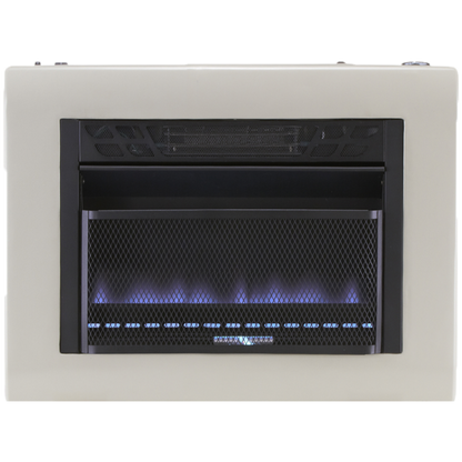 Cedar Ridge Reconditioned Hearth Dual Fuel Ventless Blue Flame Gas Space Heater With Blower – 20,000 BTU, T-Stat Control – Model# CH20TBU-R