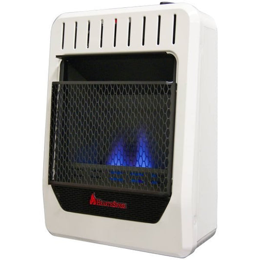 Factory Reconditioned Blue Flame Gas Heater – 10,000 BTU, Dual Fuel – Model# BF10M-B-R