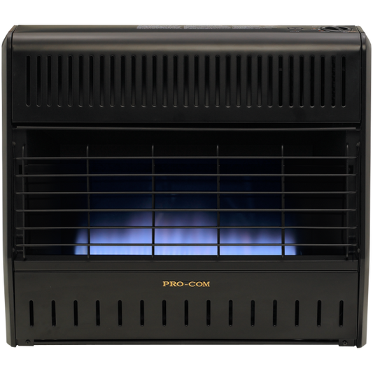 ProCom Reconditioned Dual Fuel Ventless Garage Heater – 30,000 BTU, Manual Control – Model# MD300HGA-R