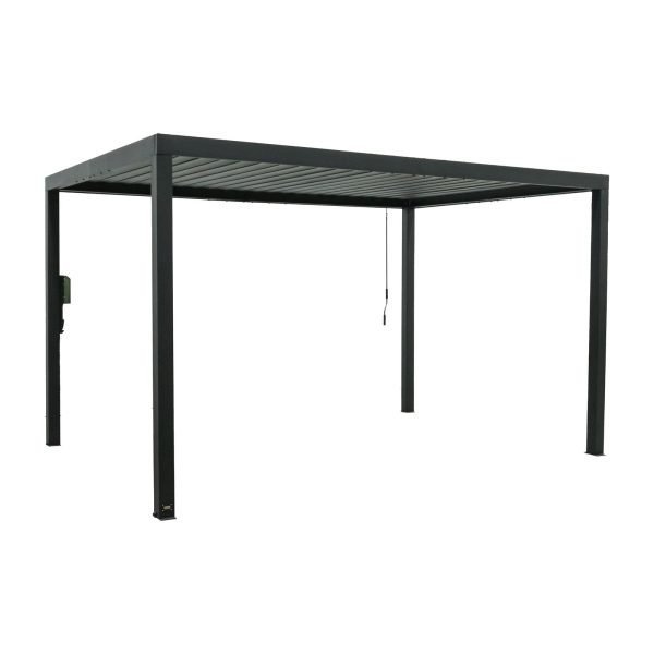 14×10 Sarasota Steel Louvered Pergola
