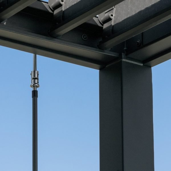 14×10 Sarasota Steel Louvered Pergola