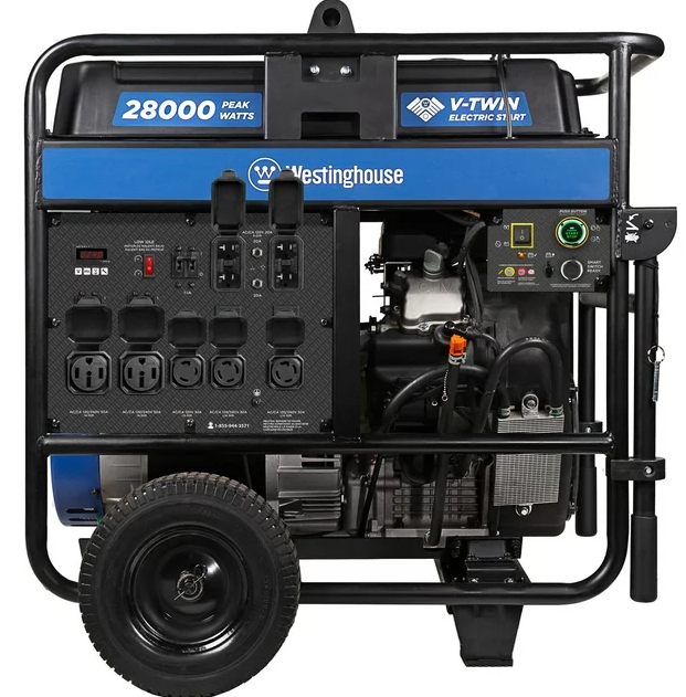 Westinghouse 28,000 Peak Watt Home Backup Portable Generator, Remote Electric Start with Co Sensor