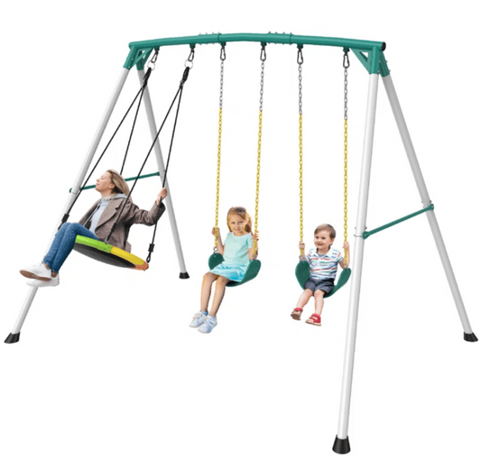 9.5′ Heavy-Duty Outdoor Porch Swing Set