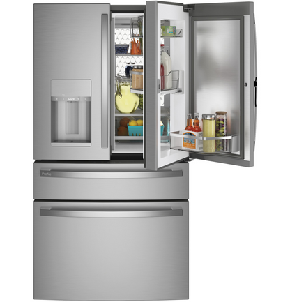 GE Profile 27.9 cu ft Smart Fingerprint Resistant French Door Refrigerator, Stainless Steel
