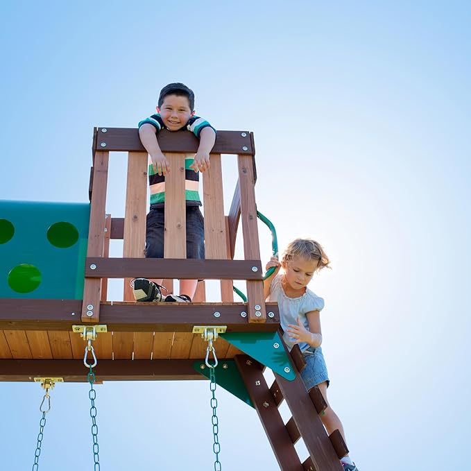 Backyard Discovery Woodridge Elite Swing Set