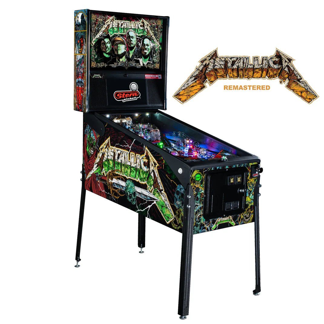 Stern Pinball Metallica Remastered Premium Pinball Machine
