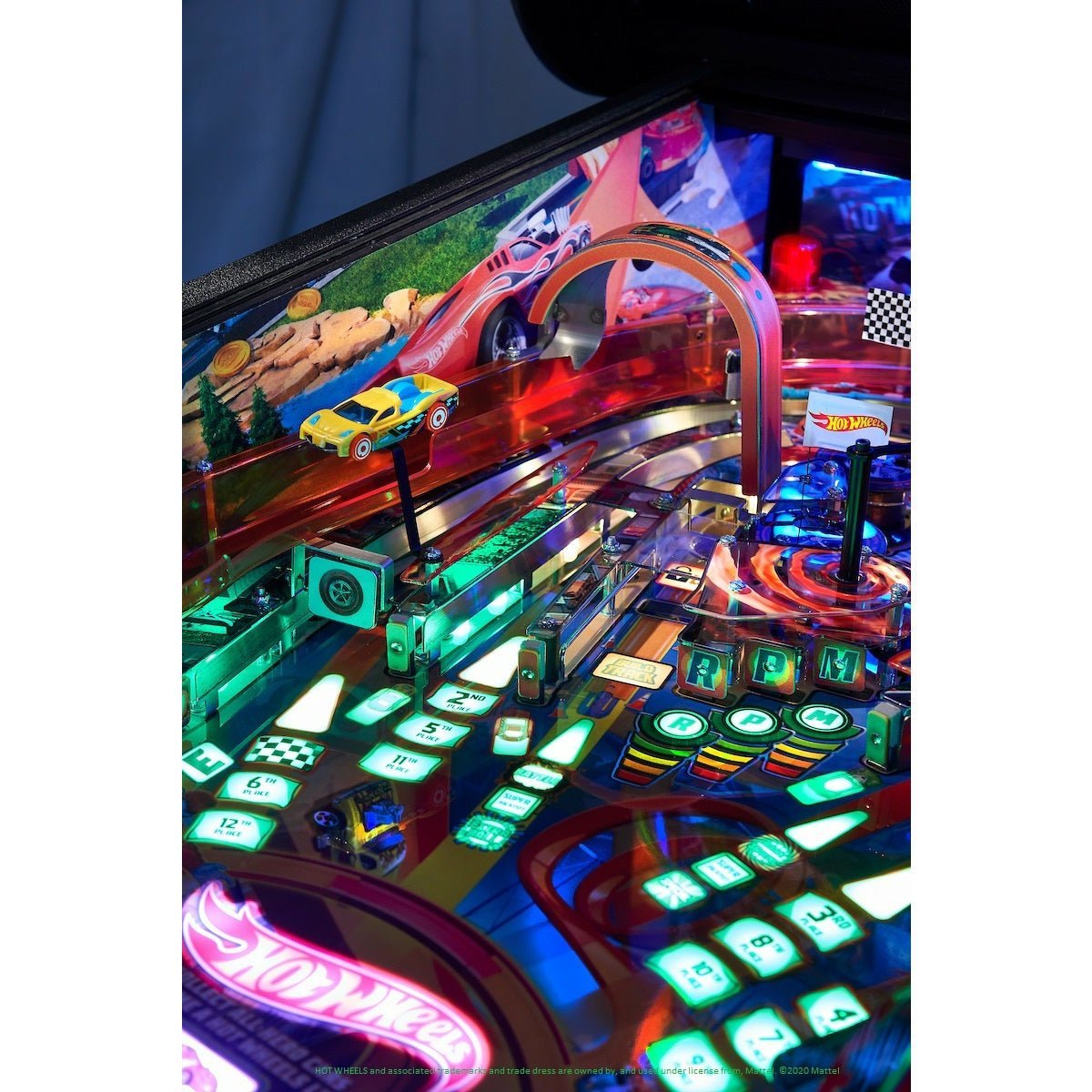 American Pinball Hot Wheels Deluxe Pinball Machine