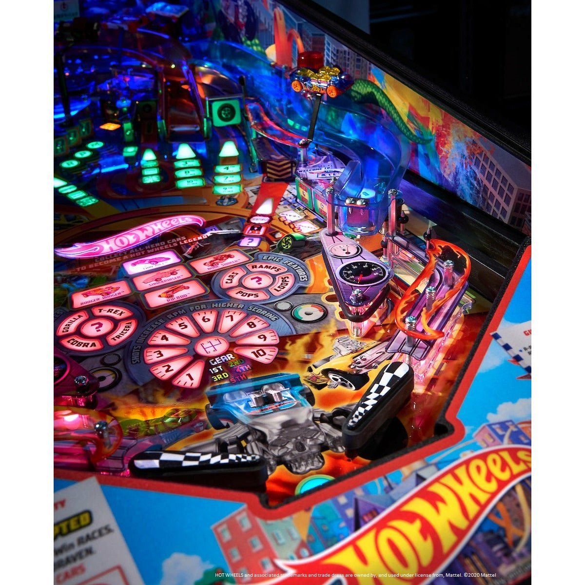 American Pinball Hot Wheels Deluxe Pinball Machine