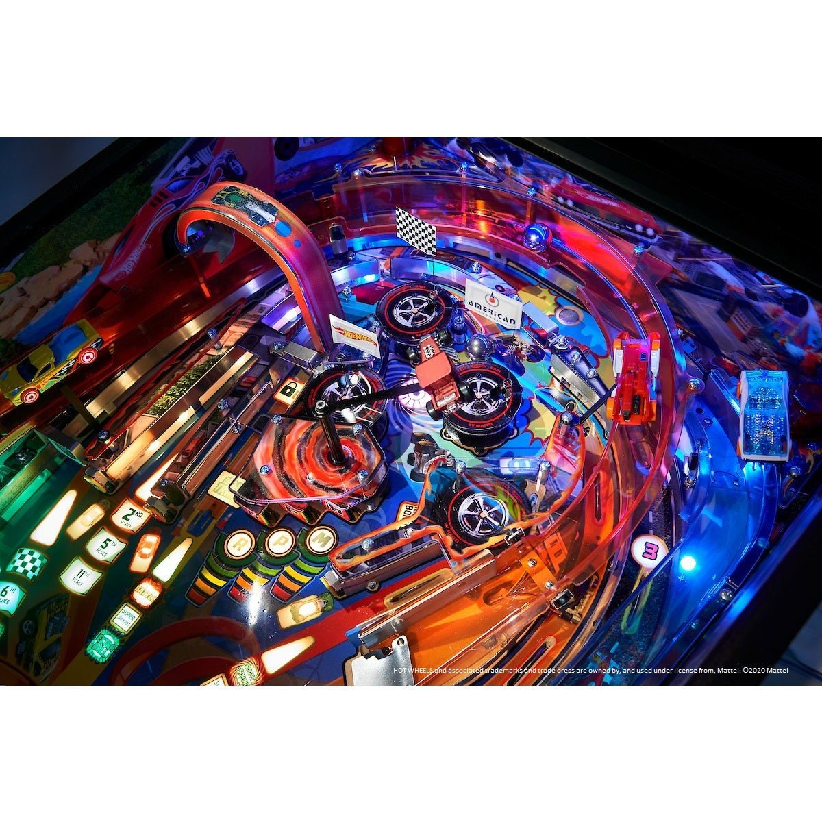 American Pinball Hot Wheels Deluxe Pinball Machine